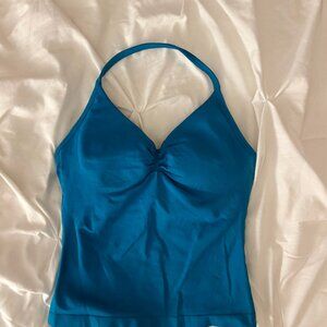 DFYNE Impact Longline Strappy Top – Glacier Blue